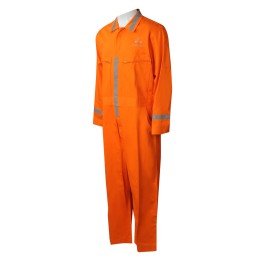 D327 製造連身長褲工業制服  個性化長袖翻領反光帶 前胸兩側拉鏈口袋 拉鏈工業制服 繡花LOGO 橡筋鬆緊腰圍 連身工業制服專門店 橙色 反光布領位 採購公司制服 香港 D327 製造連身長褲工業制服  個性化長袖翻領反光帶 前胸兩側拉鏈口袋 拉鏈工業制服 繡花LOGO 橡筋鬆緊腰圍 連身工業制服專門店 橙色 反光布領位 採購公司制服 香港